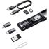 Mcdodo WF-1720 Multifunctional Storage Box for Cable Connector SIM Ejector Card Slot - Black